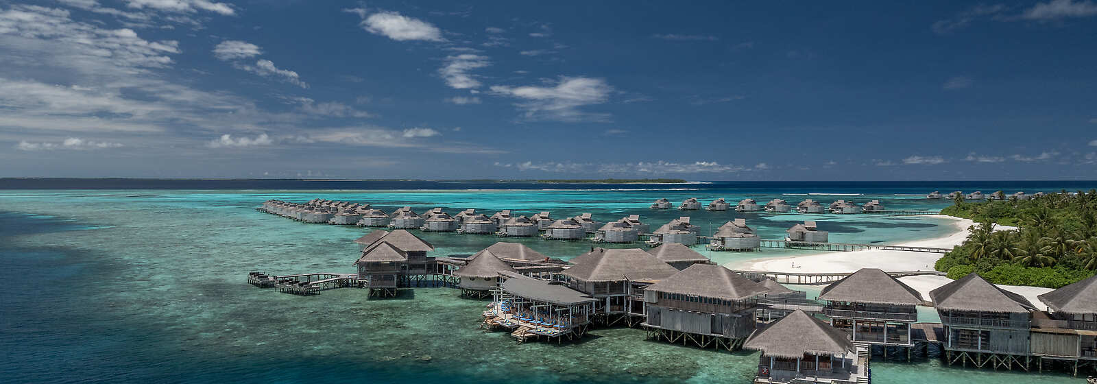 Aerial View of Six Senses Laamu