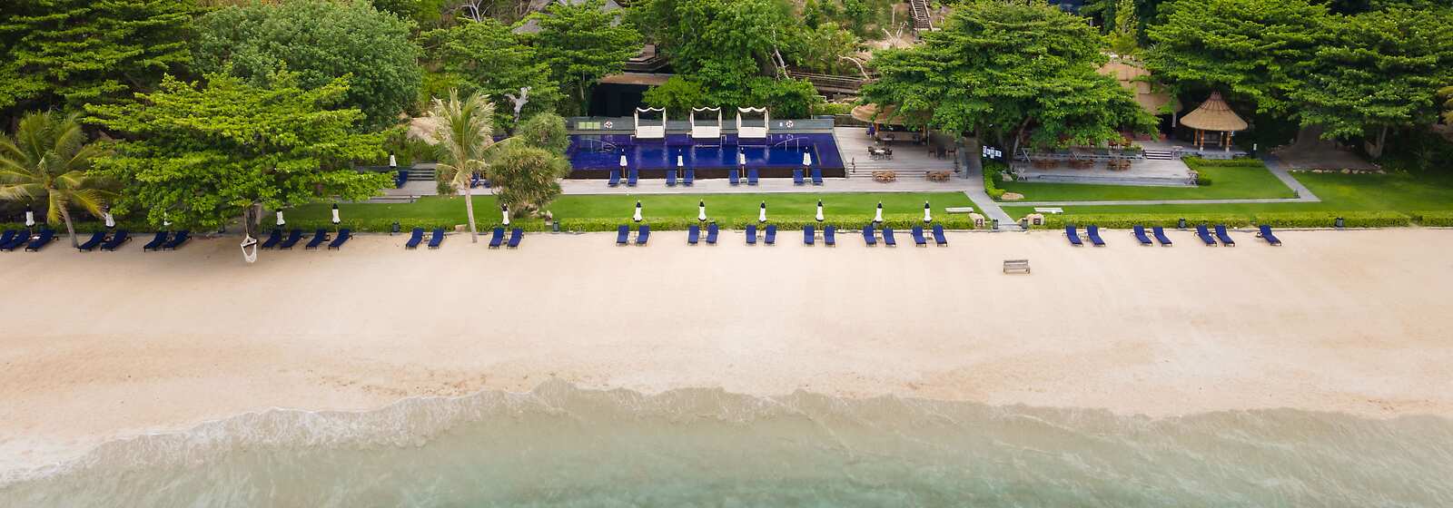 Aerial View of Beachfront 
