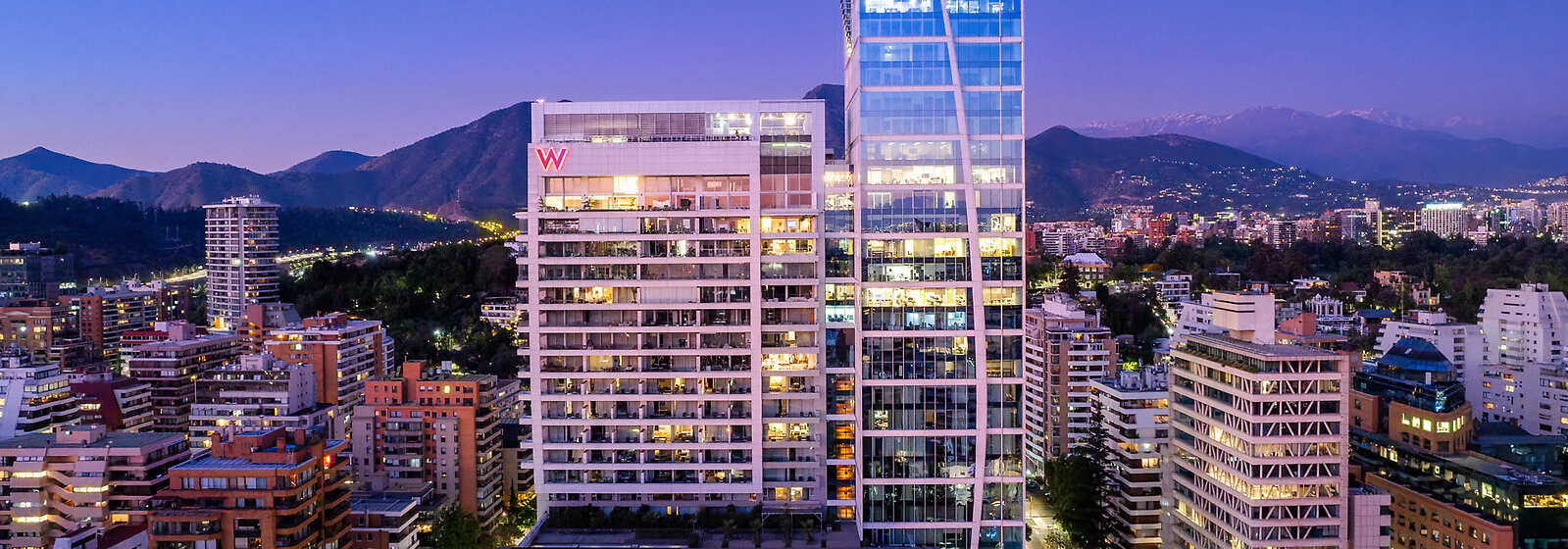 Aerial View of W Santiago