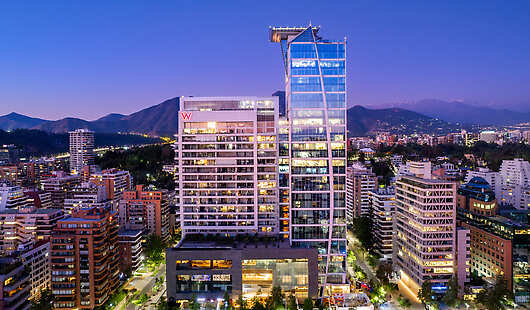 Aerial View of W Santiago