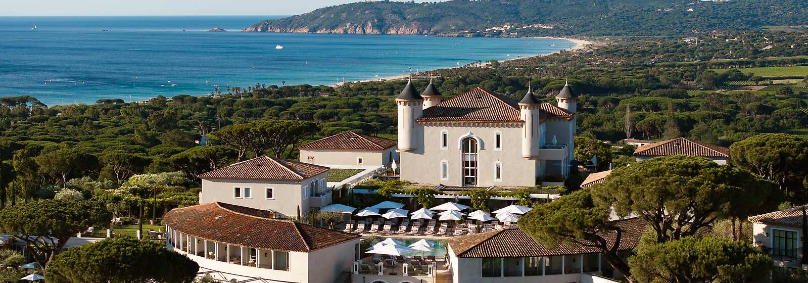 Aerial View of Airelles Chateau Hotel de la Messardiere