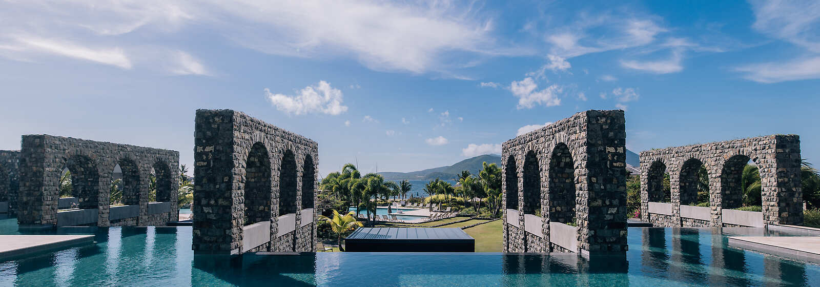 Aerial View of the Adults-Only Rampart Pool