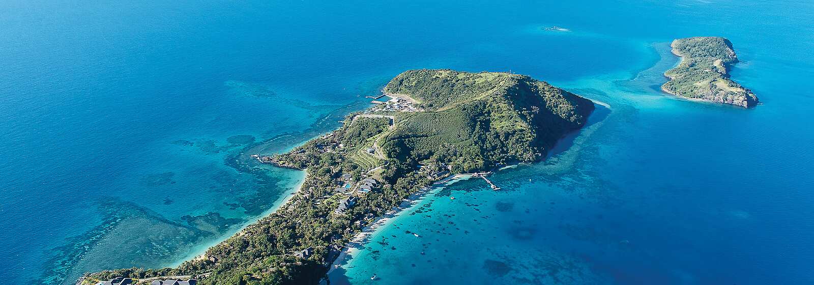 Aerial View of Kokomo Private Island Fiji