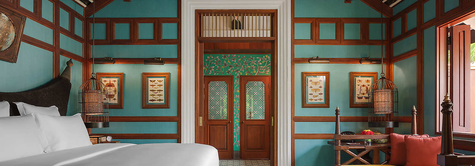 Waterfall Pool Villa Bedroom