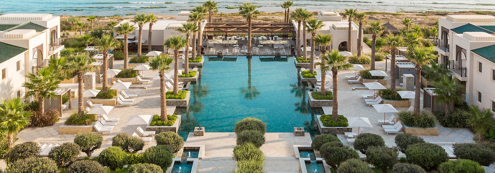 Beach front relaxation on North Africa’s Mediterranean coast.

