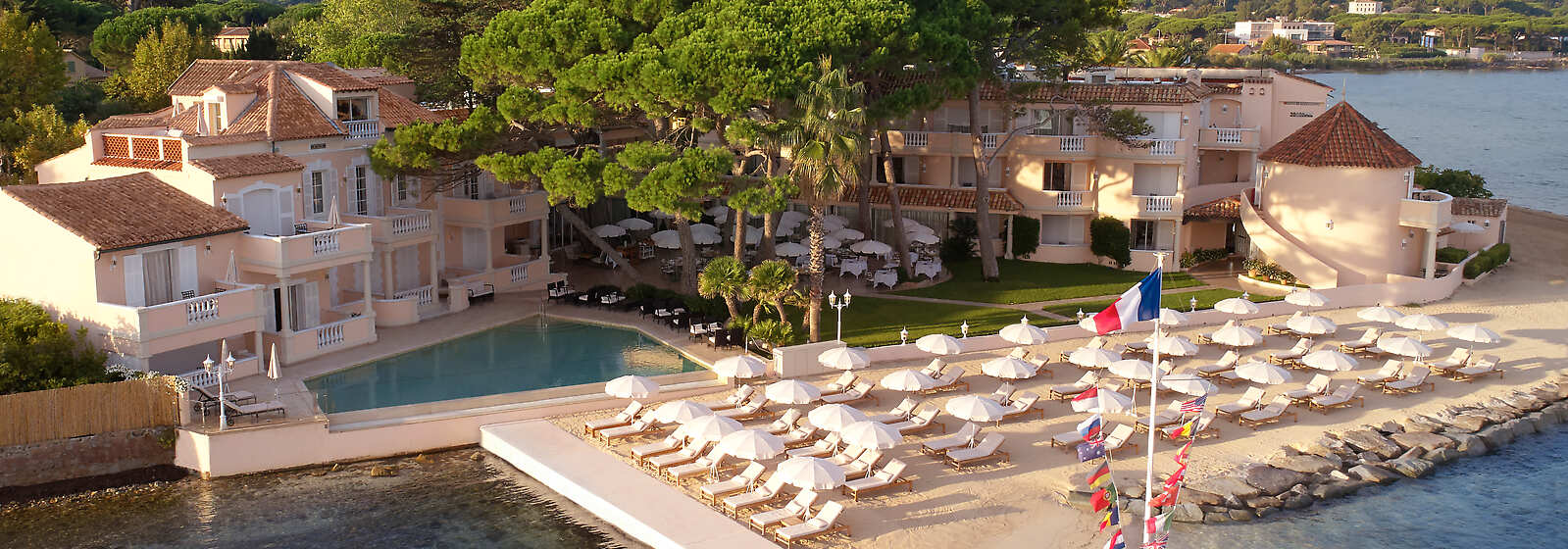 Cheval Blanc St-Tropez, the only hotel in Saint-Tropez with its own beach