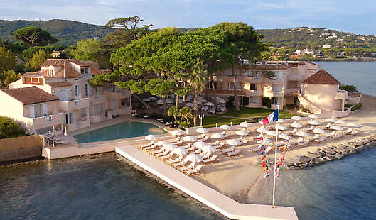 Cheval Blanc St-Tropez, the only hotel in Saint-Tropez with its own beach