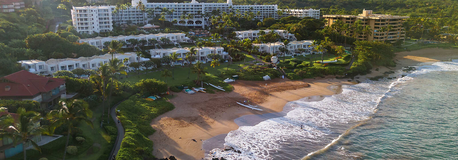Aerial View of Fairmont Kea Lani, Maui and Beachfront