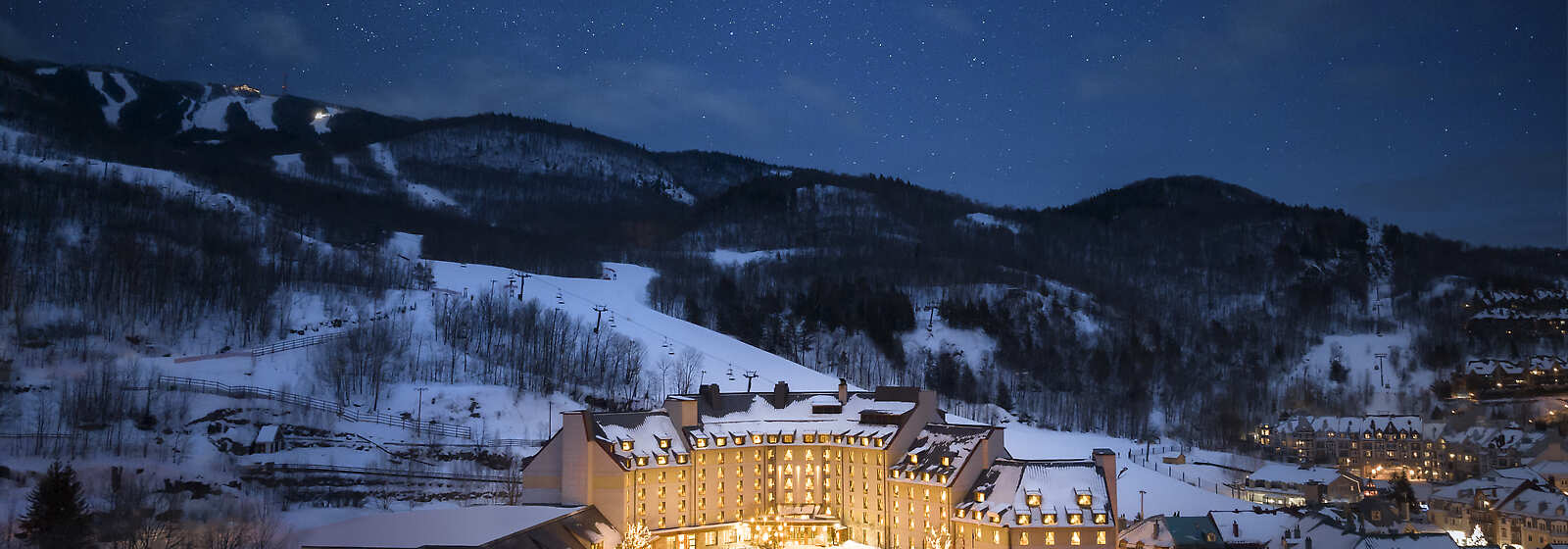 Aerial View of Fairmont Tremblant