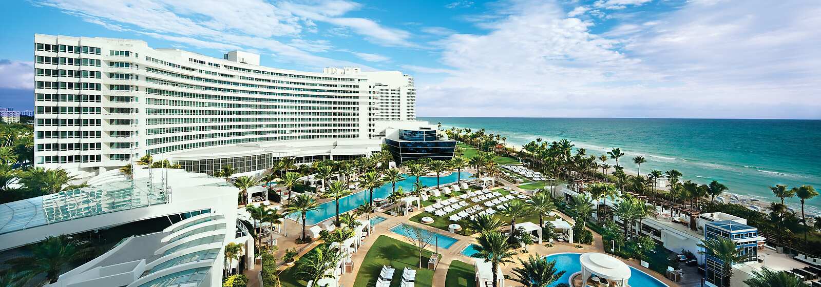 Aerial View of Fontainebleau Miami Beach