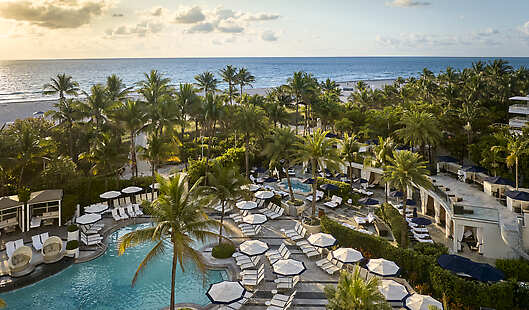 Oceanfront Pool at Sunrise