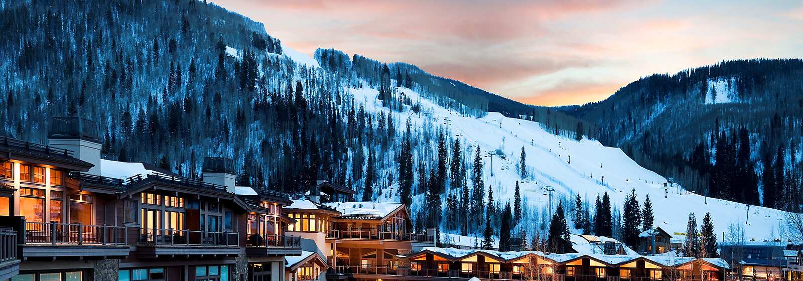 Aerial View of Manor Vail Lodge