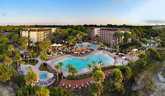 Omni Hilton Head Oceanfront Resort Ariel View