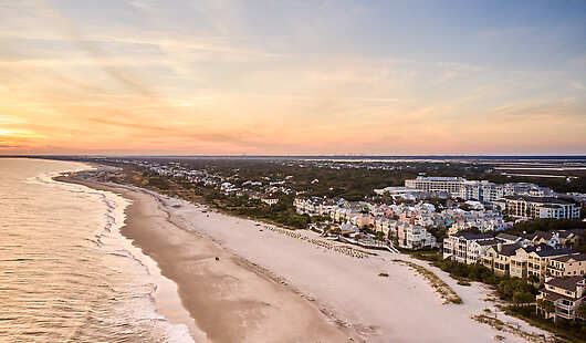 Aerial view of Wild Dunes Resort