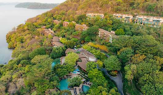 Aerial View of Andaz Peninsula Papagayo Resort, Costa Rica