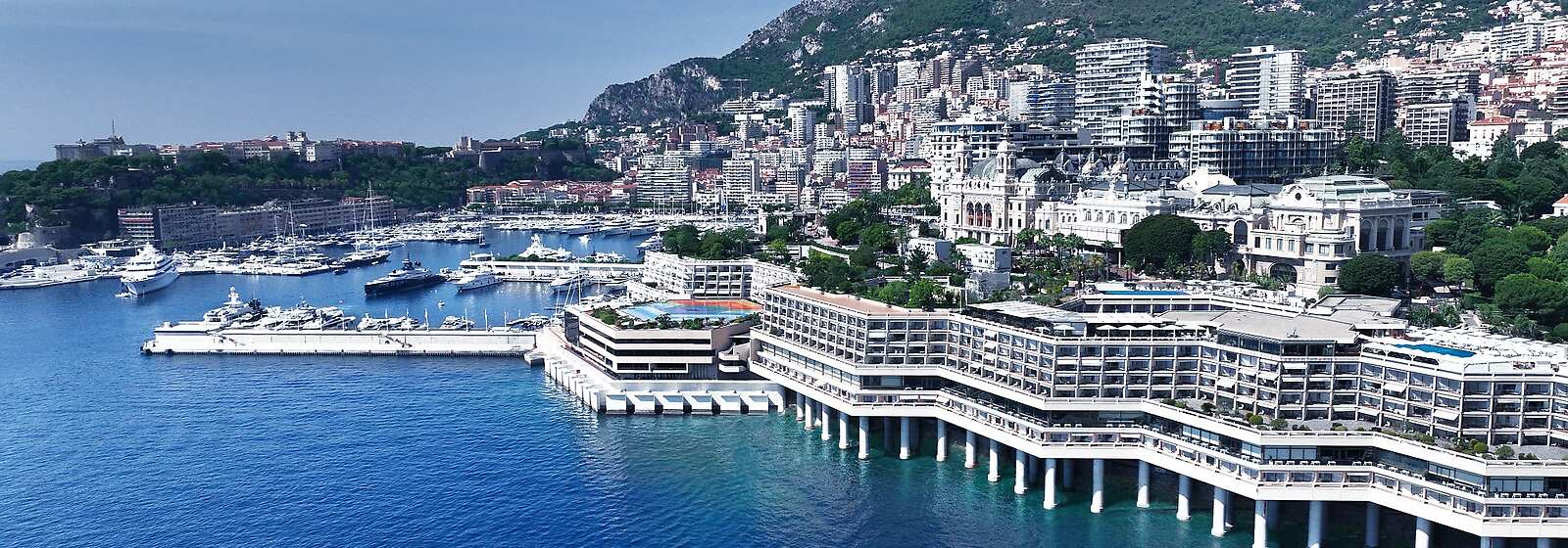 Fairmont Monte Carlo aerial view