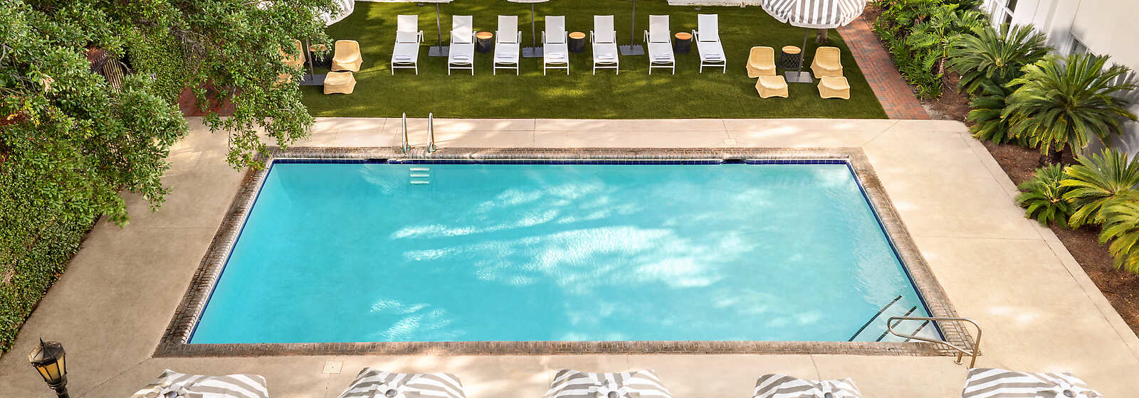 Aerial View of Swimming Pool