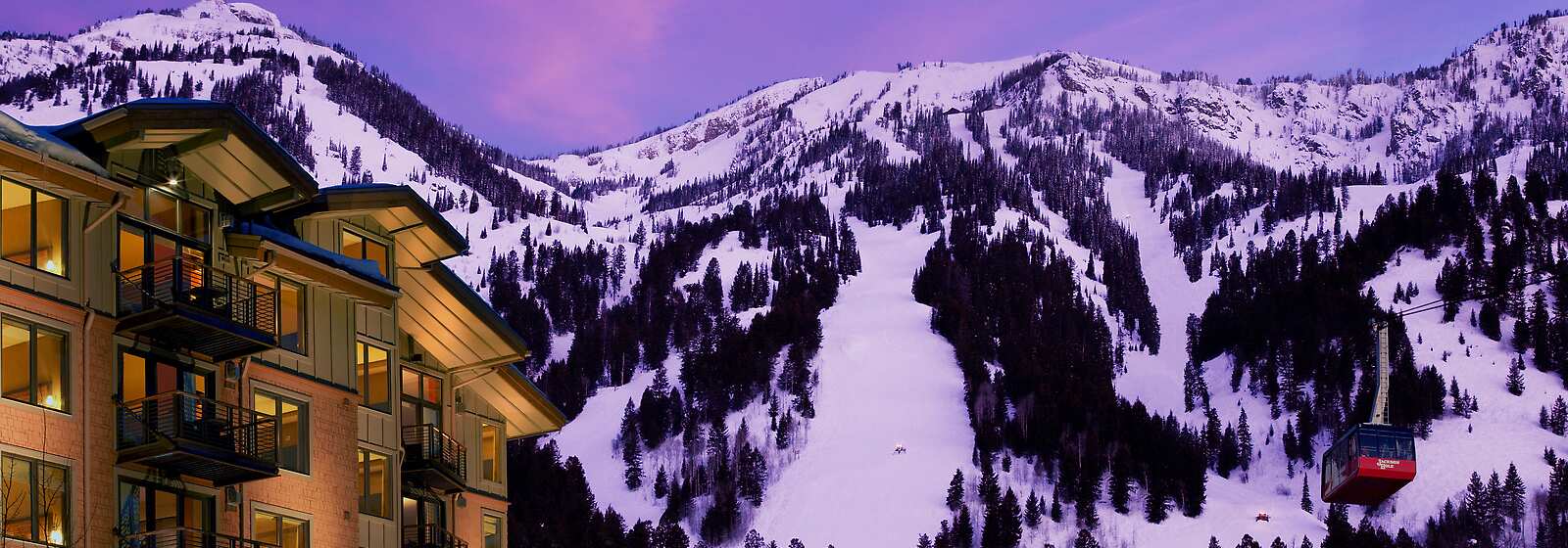 Hotel Terra is located at the base of Jackson Hole Mountain Resort.