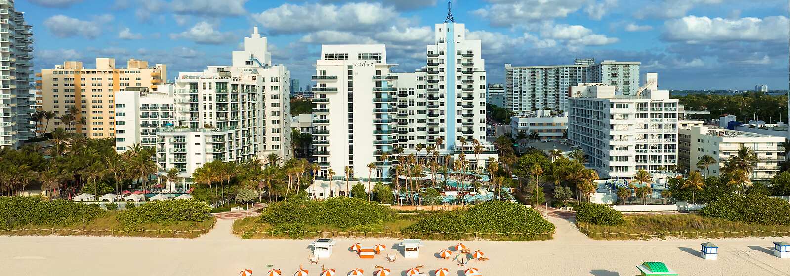 Aerial View of Andaz Miami Beach 