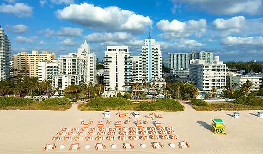 Aerial View of Andaz Miami Beach 