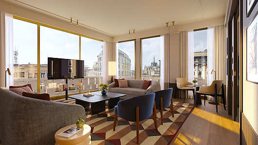 Presidential Suite Living Area