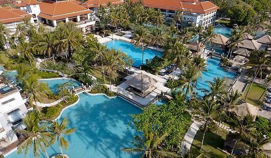 Aerial View of Lagoon Pool