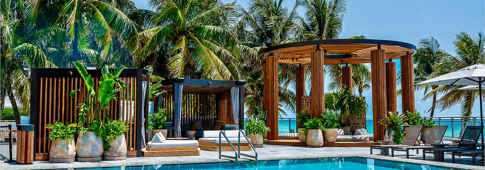 Swimming Pool Cabanas and Daybeds