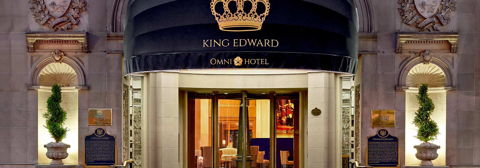 The Omni King Edward Hotel - Entrance