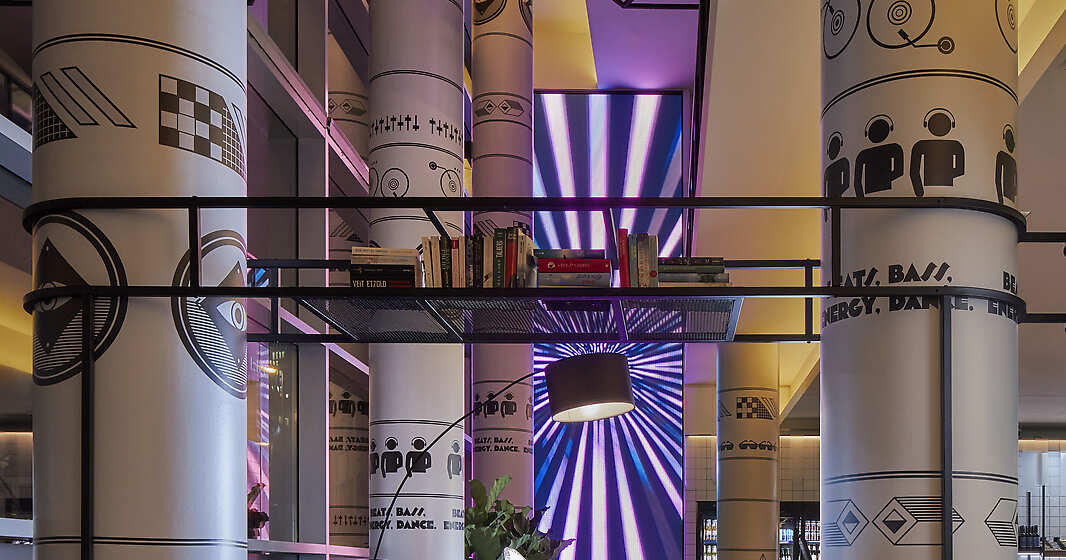 Avani Lobby with LED Wall in Background