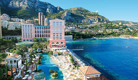 Aerial View of Monte Carlo Bay Hotel & Resort