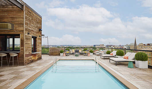 Rooftop Pool and Hush Rooftop Bar