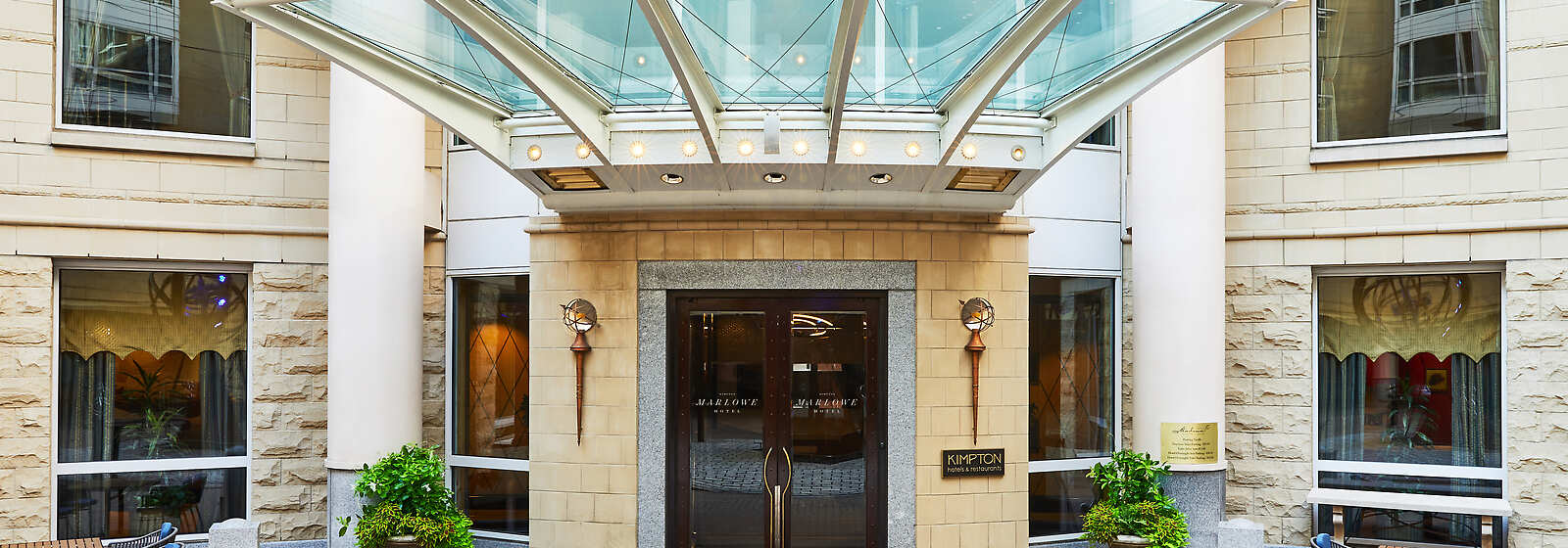 Lobby Entrance from the Courtyard
