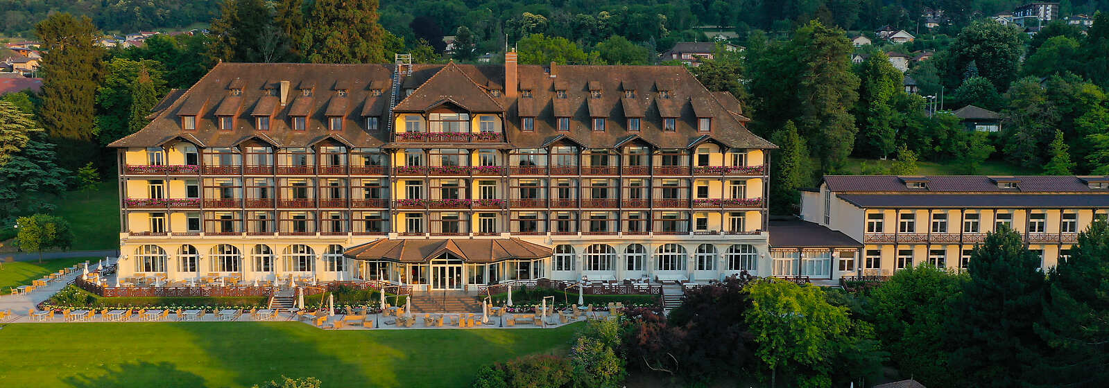 Aerial View of Hotel Ermitage