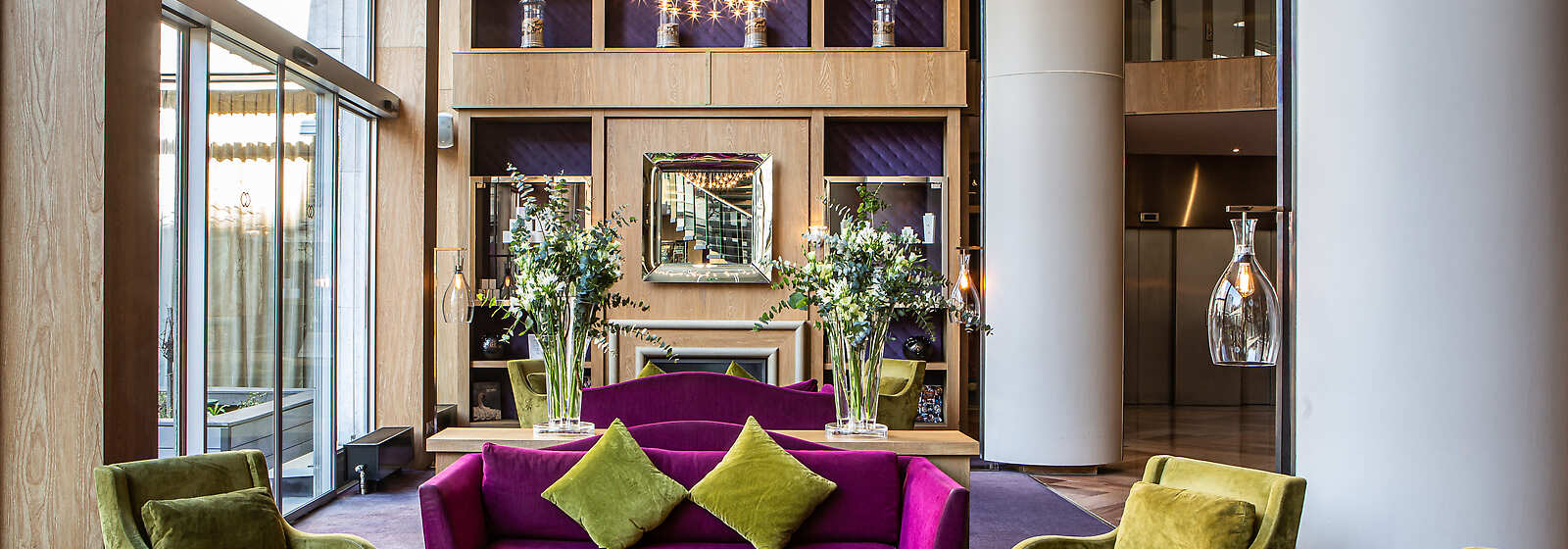 our spacious and warm lobby