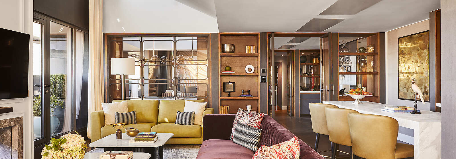 Anglada House: Two-Bedroom Rooftop Suite with Terrace Living Area