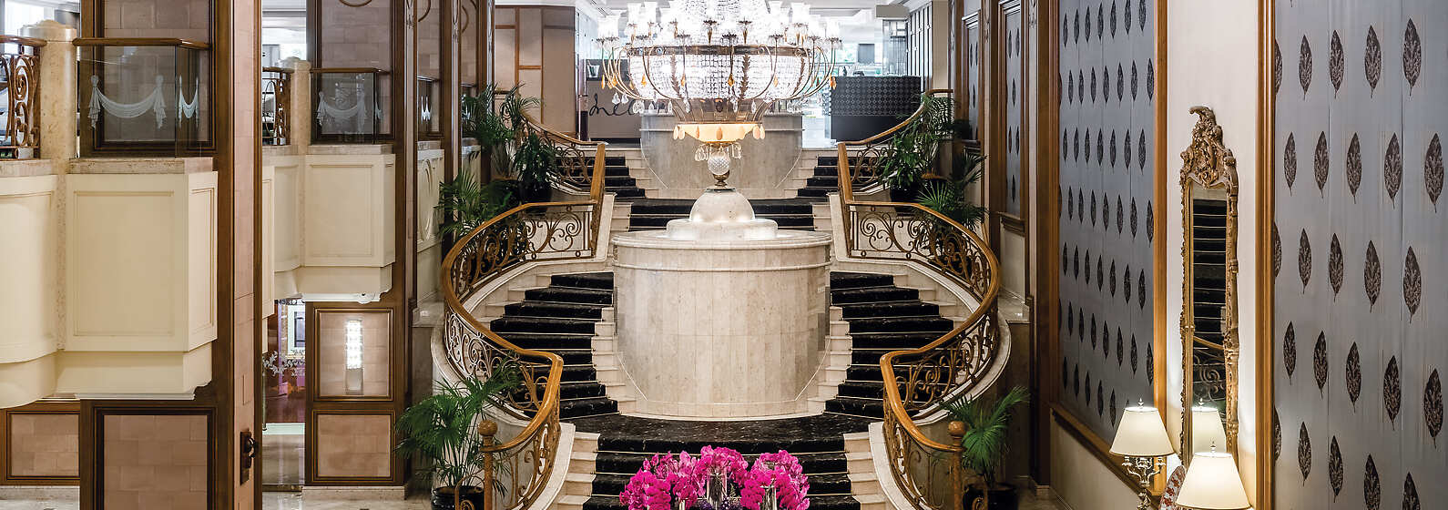 Hotel Lobby grand entrance