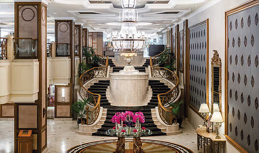 Hotel Lobby grand entrance
