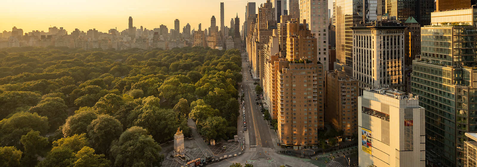 Aerial View of Mandarin Oriental, New York