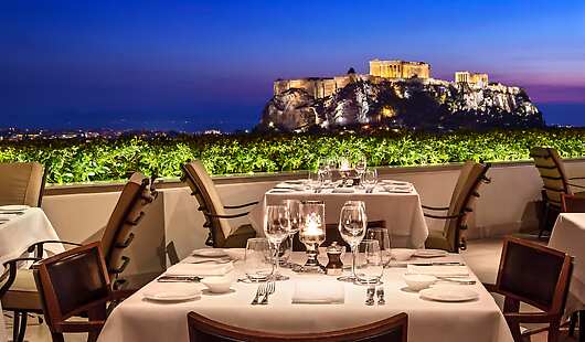 GB Roof Garden Restaurant with Acropolis View