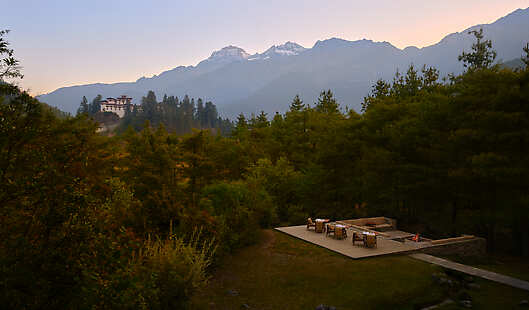 Aerial View of Firepit Terrace