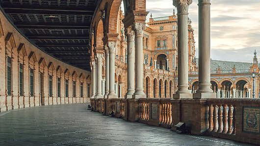 Plaza de Espana in Seville, Spain