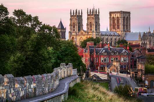 Great Britain and Ireland tour - York Minster and city wall