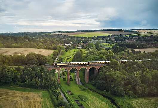 British Pullman exterior
Kent and Margate route, Eynsford viaduct