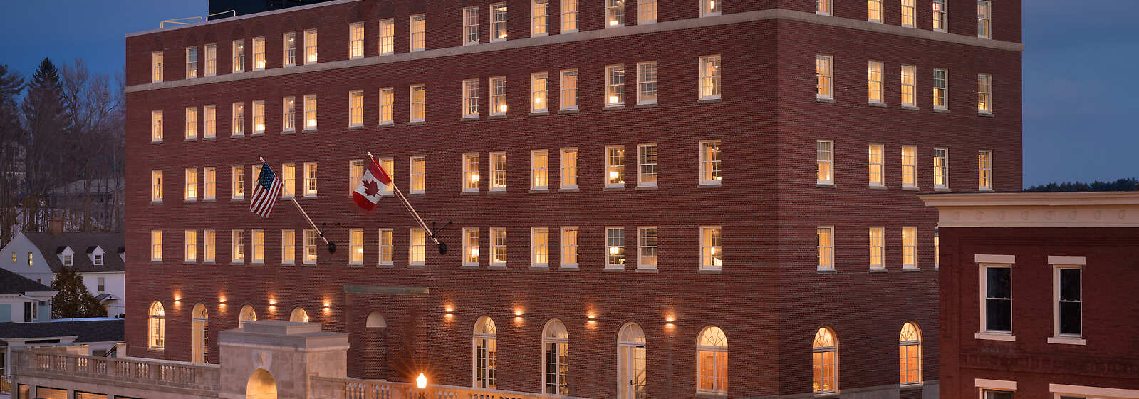 Exterior photo of Hotel Saranac