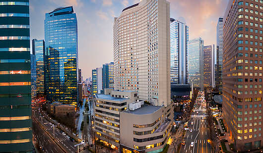 Aerial View of Hilton Tokyo