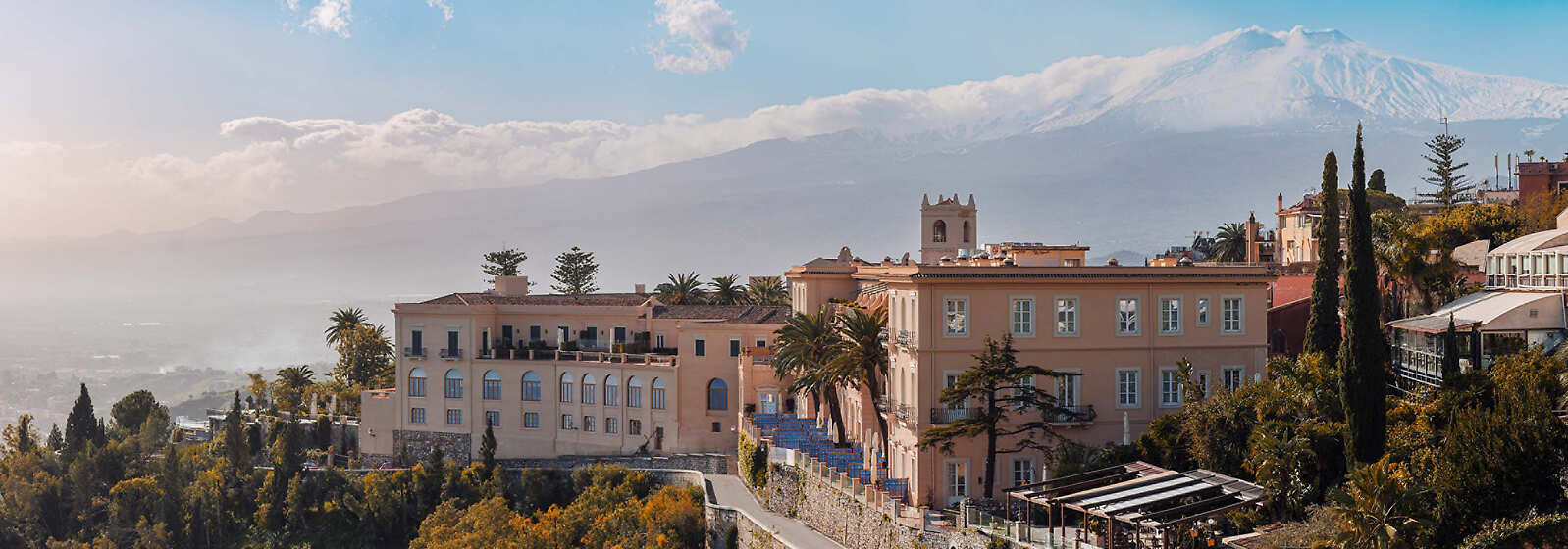 Aerial View of San Domenico Palace, a Four Seasons Hotel