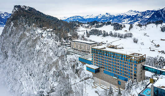 Aerial View of Bürgenstock Hotel & Alpine Spa