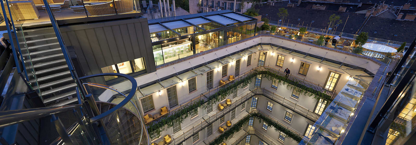 View of the Aria from the High Note SkyBar