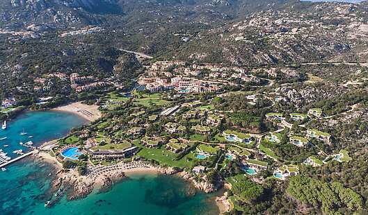 Aerial View Hotel Pitrizza