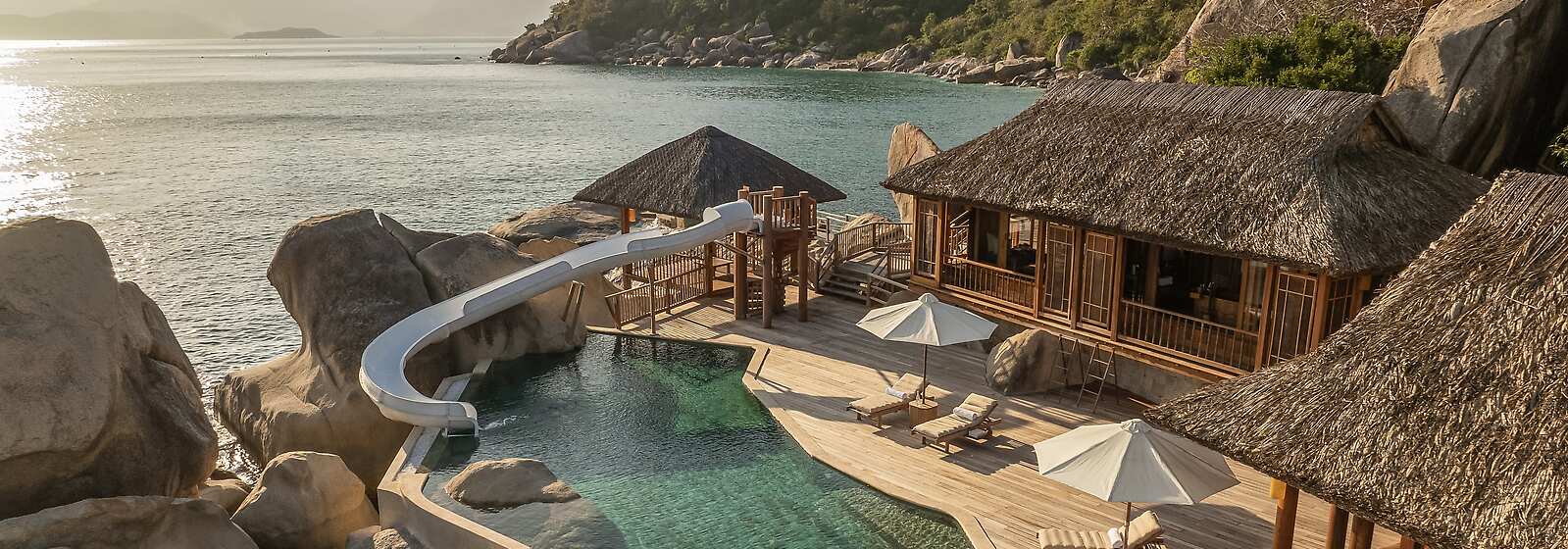 Aerial View of The Rock Retreat Villa